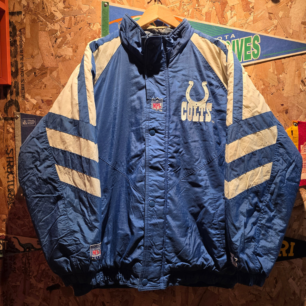 VTG Proline Starter Indianapolis Colts Puffer Jacket: XL