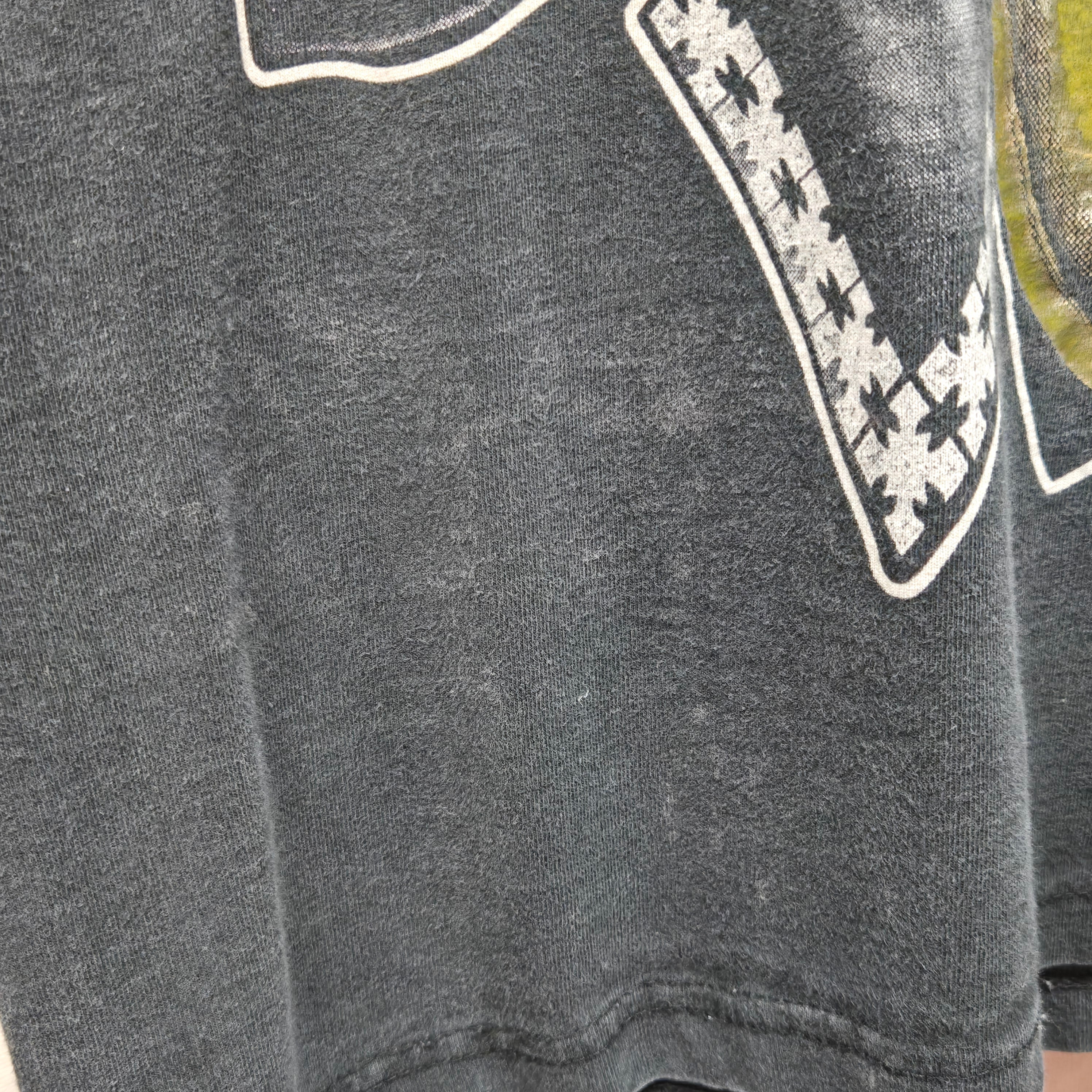VTG Pink Panther Saxophone $100 Bills Black T-Shirt: XLT