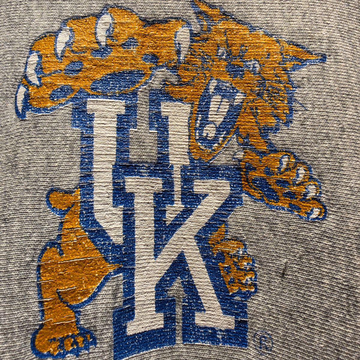VTG University Of Kentucky Wildcats Reverse Weave Style Sweatshirt: XL