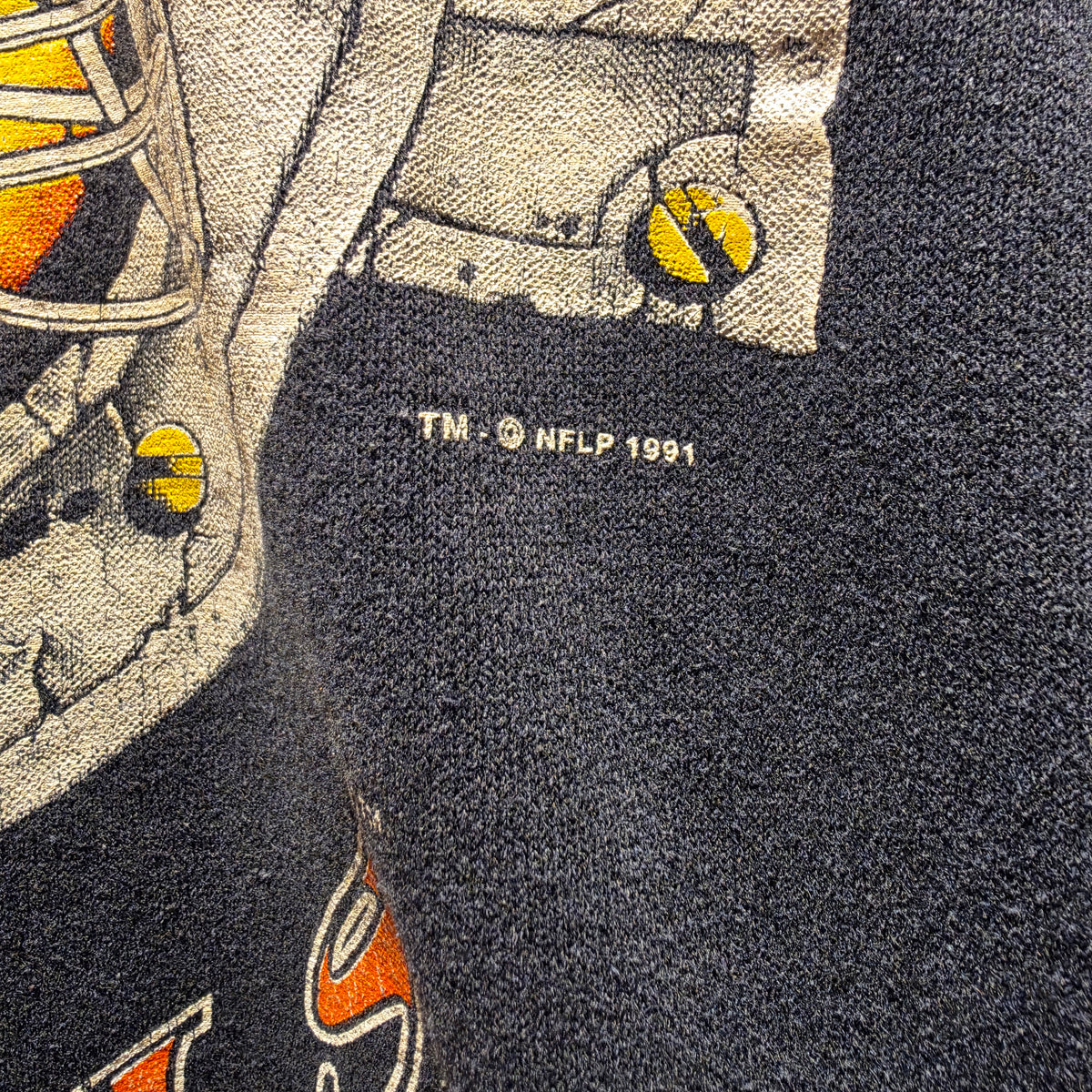 VTG 1991 Cincinnati Bengals Black Sweatshirt: Small