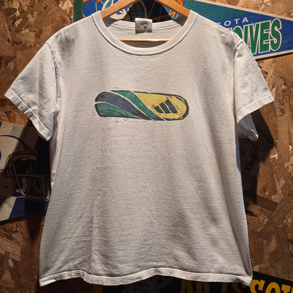 VTG Adidas Made In USA Graphic T-Shirt: Large