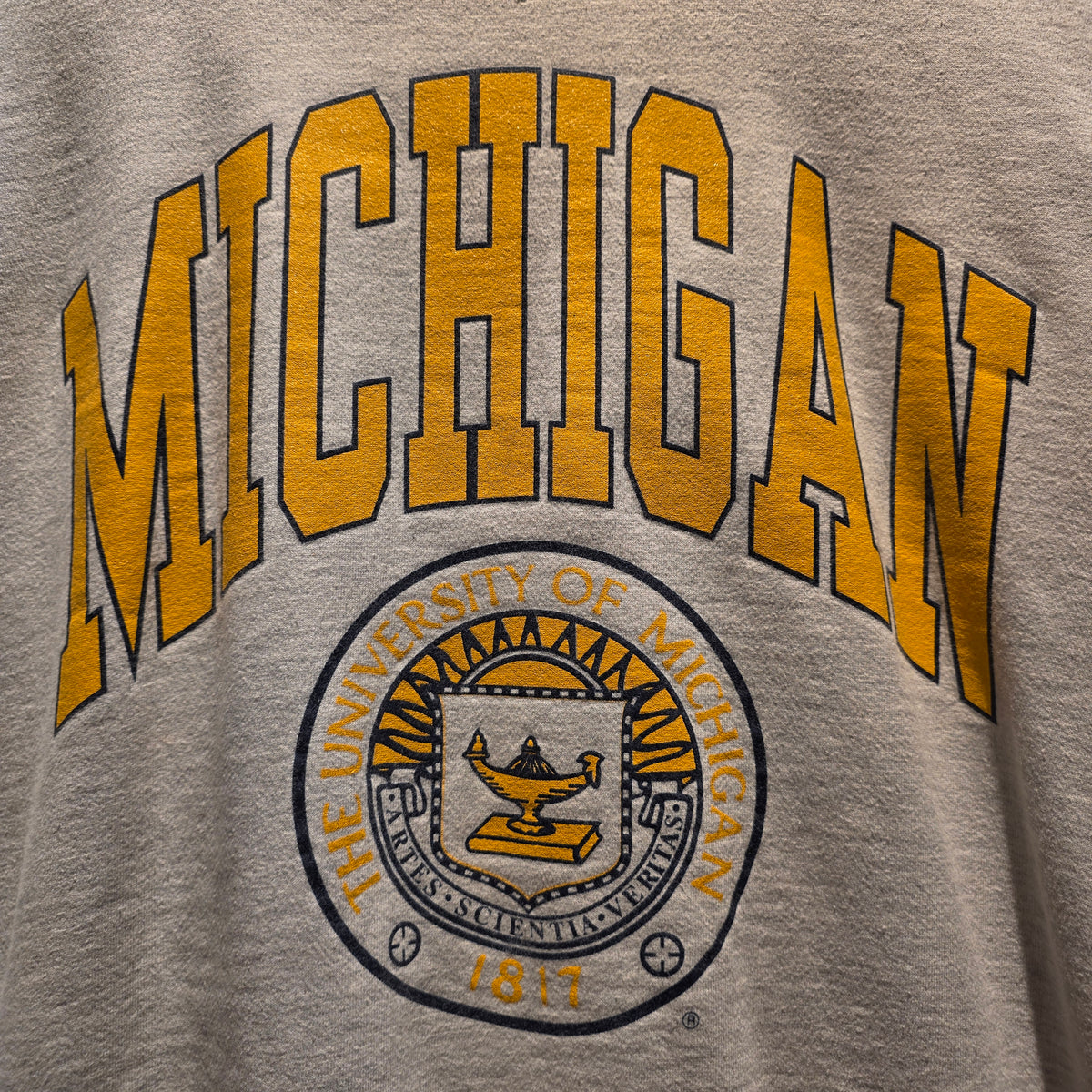 VTG Russell Michigan Wolverines Pro Cotton Sweatshirt: XXL