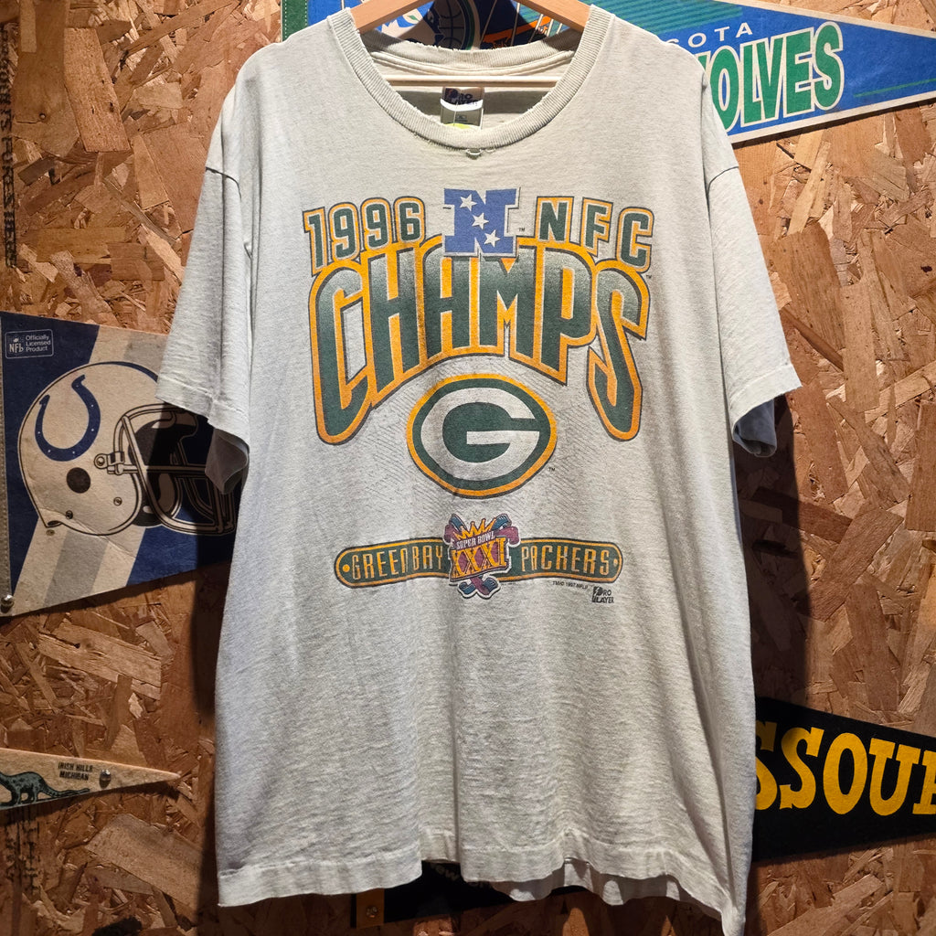 VTG 1996 NFC Champs Super Bowl Champs Pro Player Green Bay Packers: XL