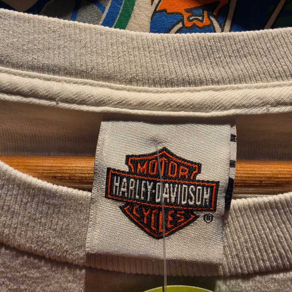 2013 Harley Davidson Long Sleeve Graphic White T-Shirt: XXL
