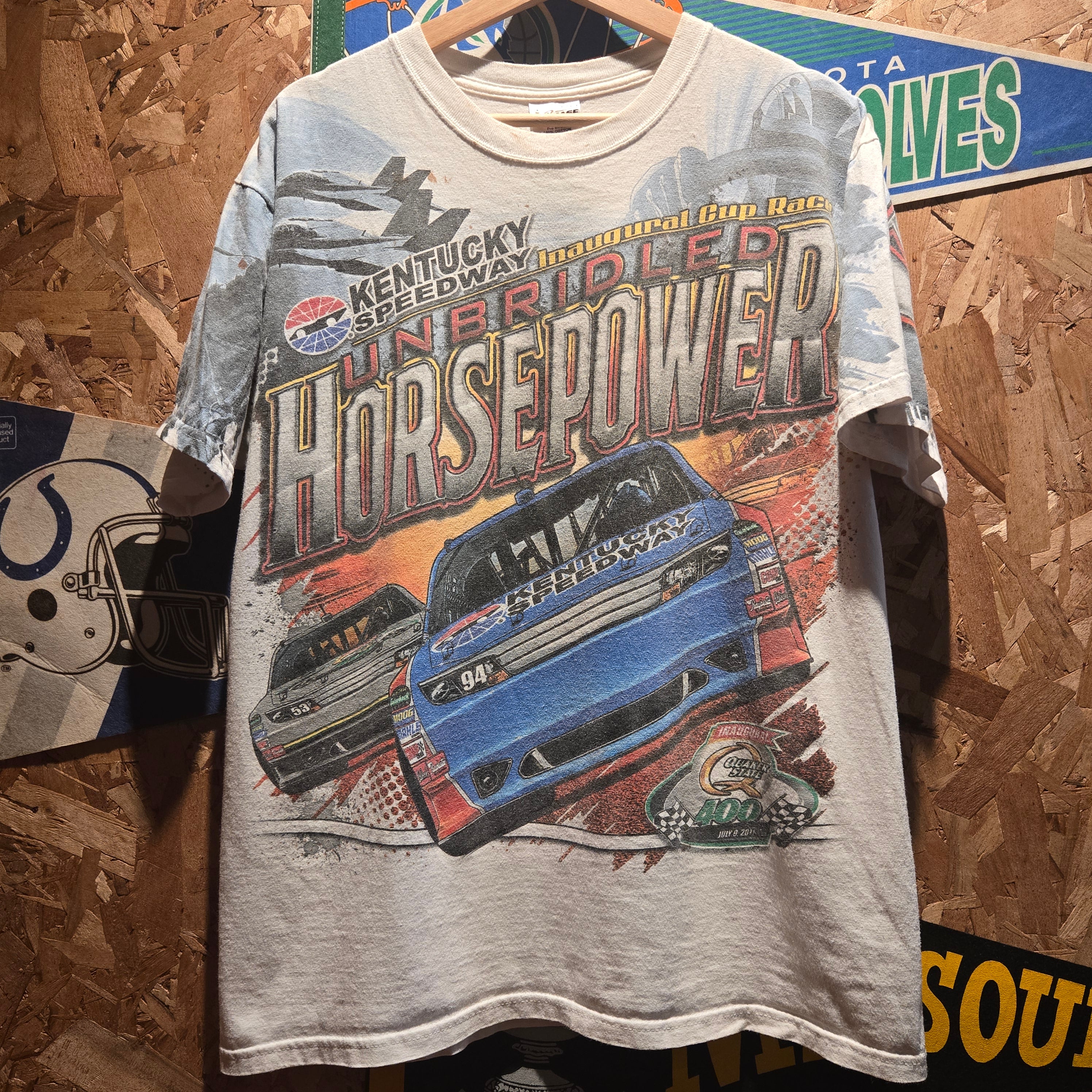 2011 NASCAR Kentucky Motor Speedway T-Shirt Rollin Thunder: Large