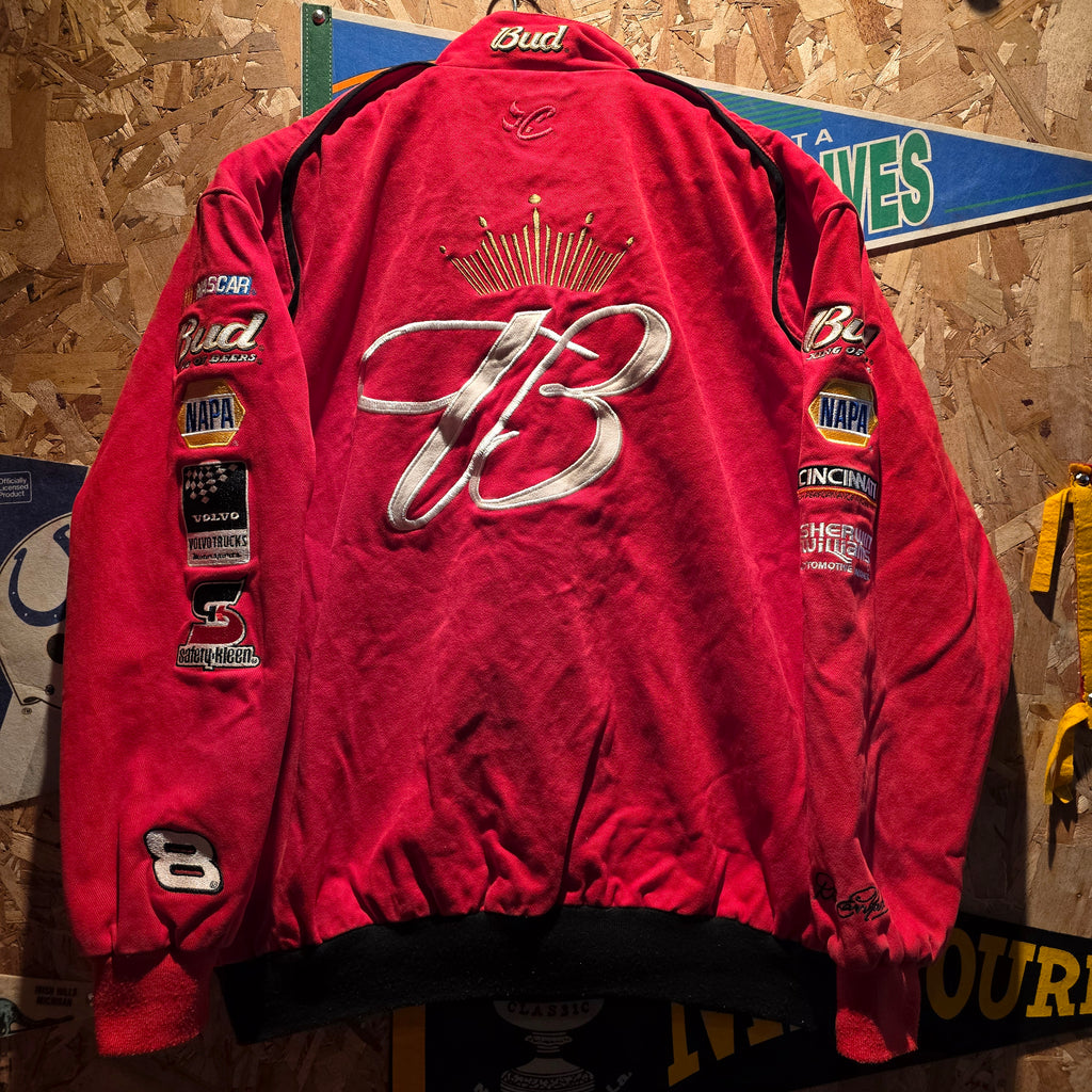 VTG NASCAR Chase Authentics Dale Earnhardt Jr Budweiser Racing Jacket: Large