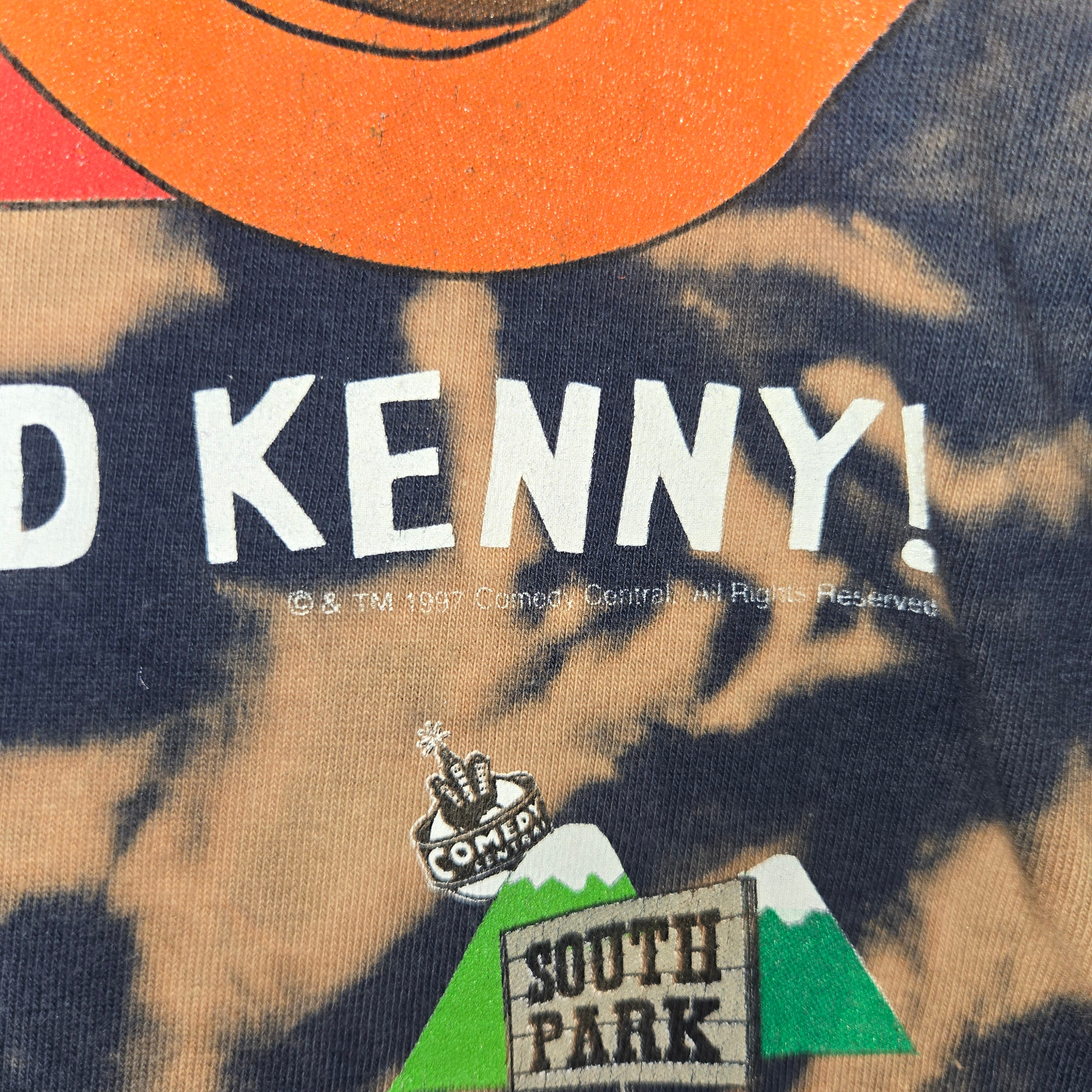 VTG 1997 South Park Tye Dye T-Shirt "OH MY GOD... THEY KILLED KENNY" XL