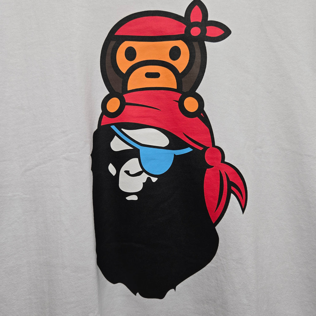 Bape Pirate Milo Ape Head Tee Graphic T-Shirt: XL
