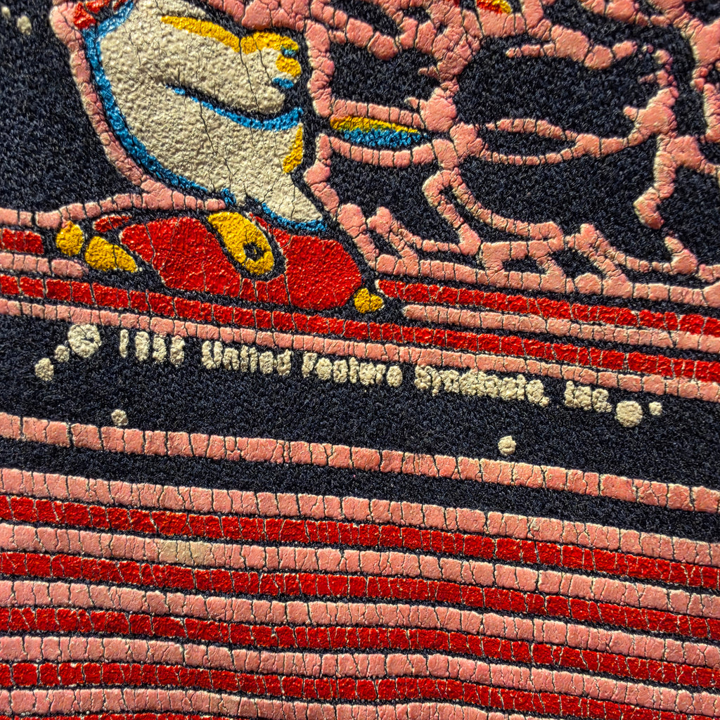 VTG Snoopy Peanuts Navy" World's Hottest Skier Sweatshirt: XL