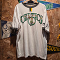 VTG Starter Boston Celtics White T-Shirt USA: XL