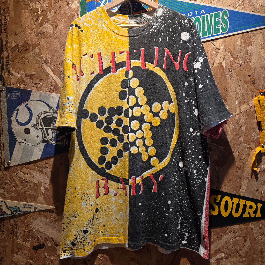 VTG U2 Concert T-Shirt Original Achtung Baby 1991 All Over Print: XXL