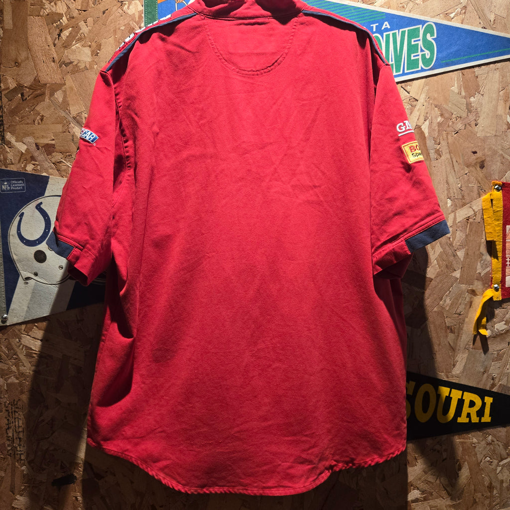 VTG Jeff Gordon Quarter Zip Racing T-Shirt Drivers Line: XL