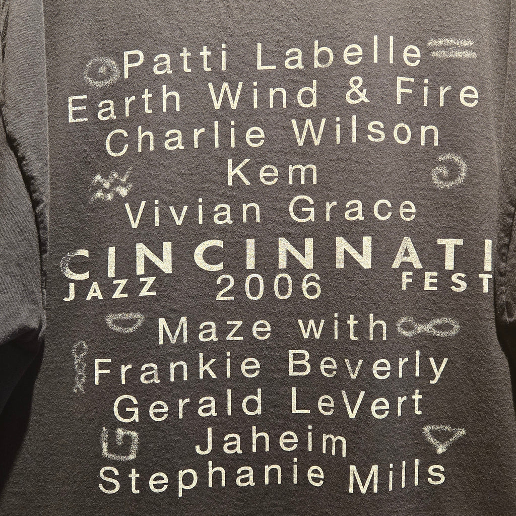 VTG 2006 Cincinnati Jazz Fest Black T-Shirt: 2XL