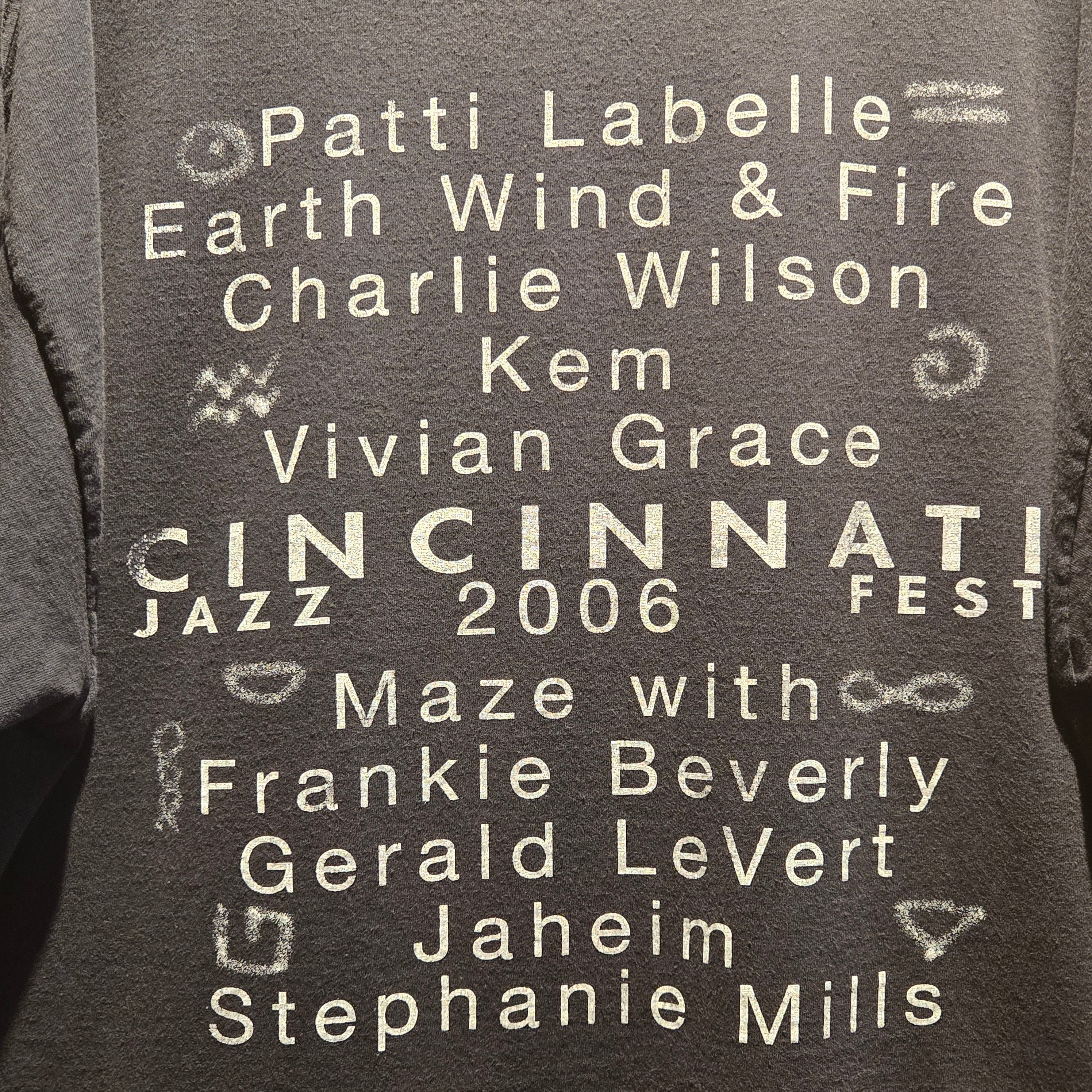 VTG 2006 Cincinnati Jazz Fest Black T-Shirt: 2XL