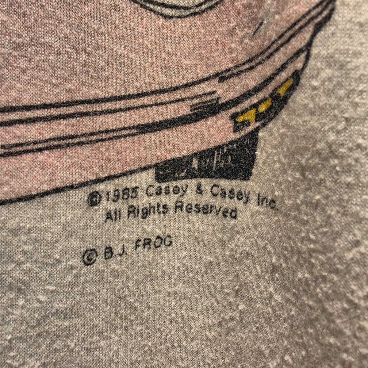 VTG 1985 Miami Mice Parody White Graphic T-Shirt: Large