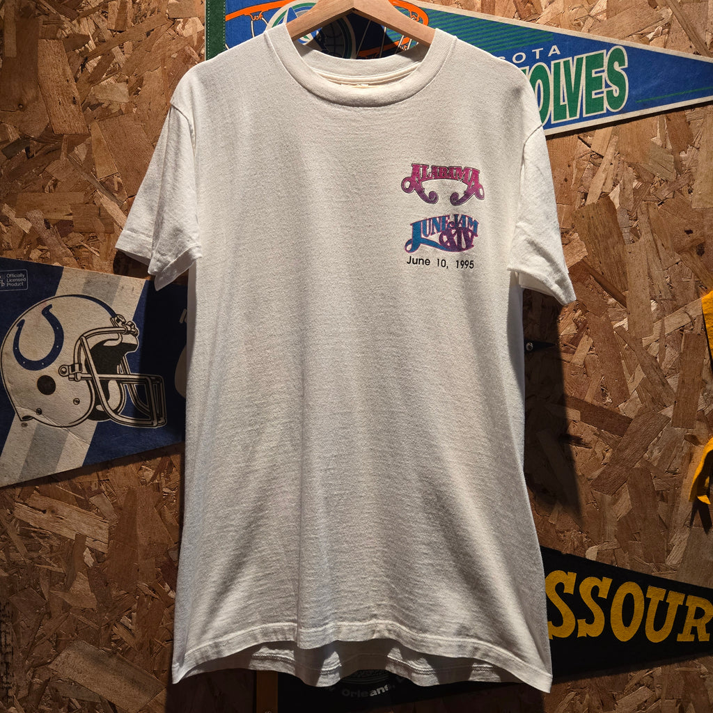 VTG 1995 Alabama June Jam " I Survived The Jam Of 95" Graphic T-Shirt: Large