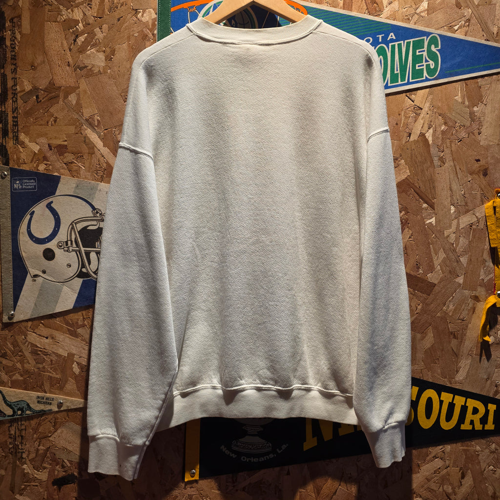 VTG Taz Basketball AOP Jam White Sweatshirt: XL