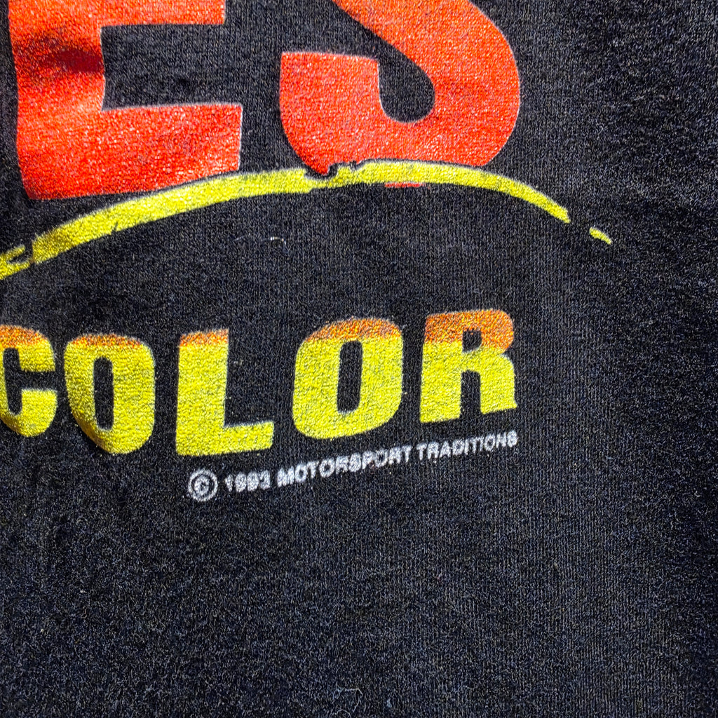 VTG 1993 Jeff Gordon Dupont "Horses Of A Different Color" Black T-Shirt: Large