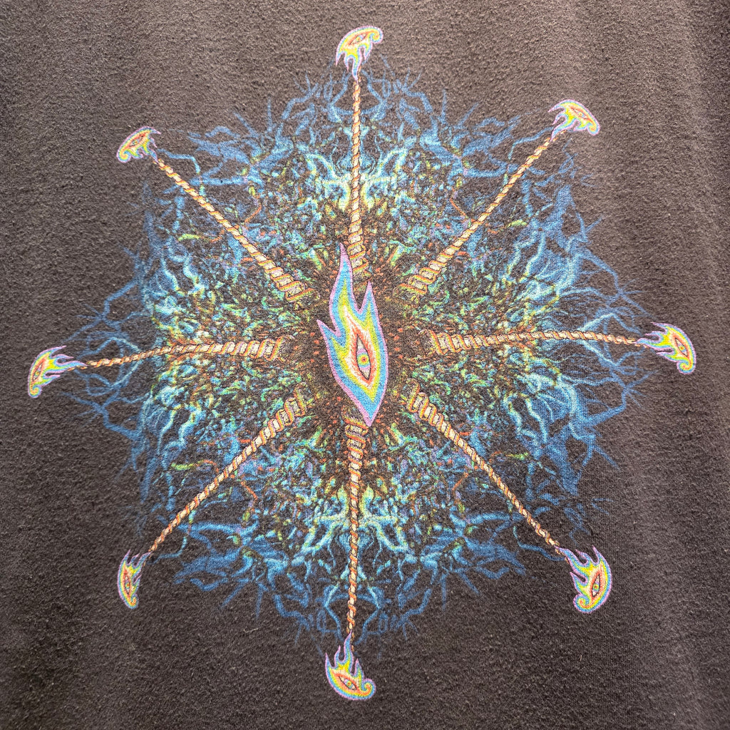 VTG 2002 Tool Band T-Shirt Lateralus Alex Grey Eye Mandala Black: XL