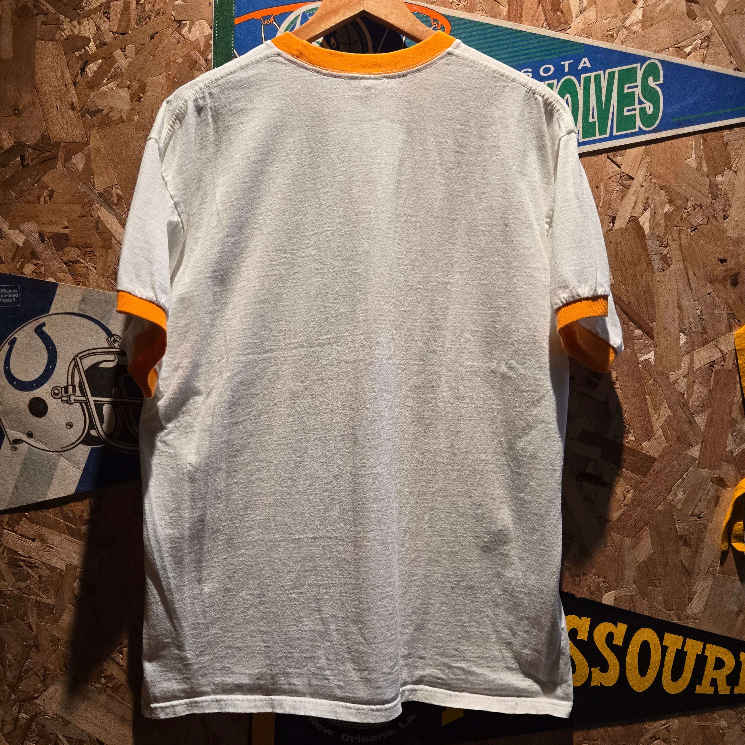 VTG Nike Tennessee Volunteers Center Swoosh Raglan T-Shirt: Large