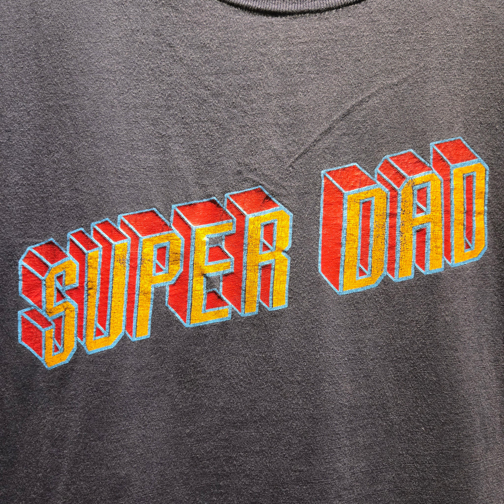 VTG 80's Super Dad Navy T-Shirt: XL