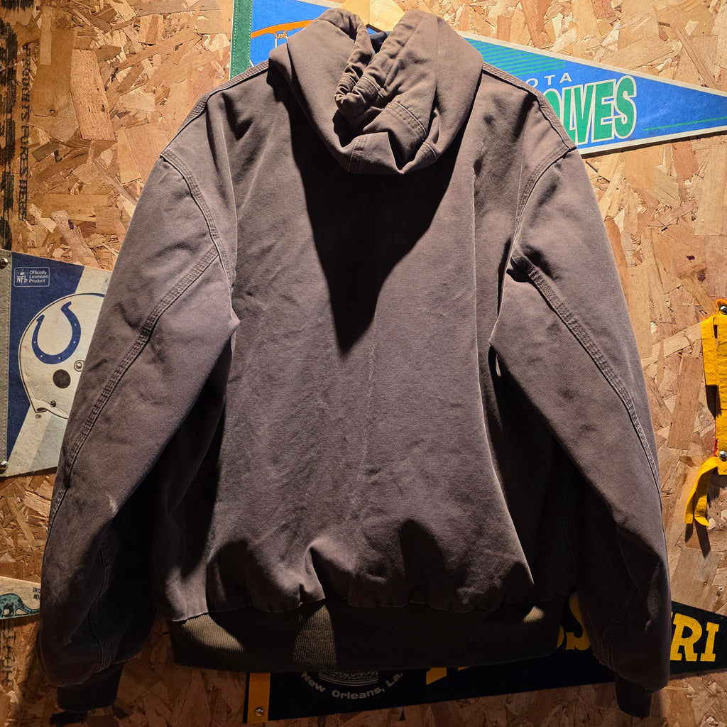 VTG Carhartt J280 DKB Canvas Jacket Brown Quilted: Large