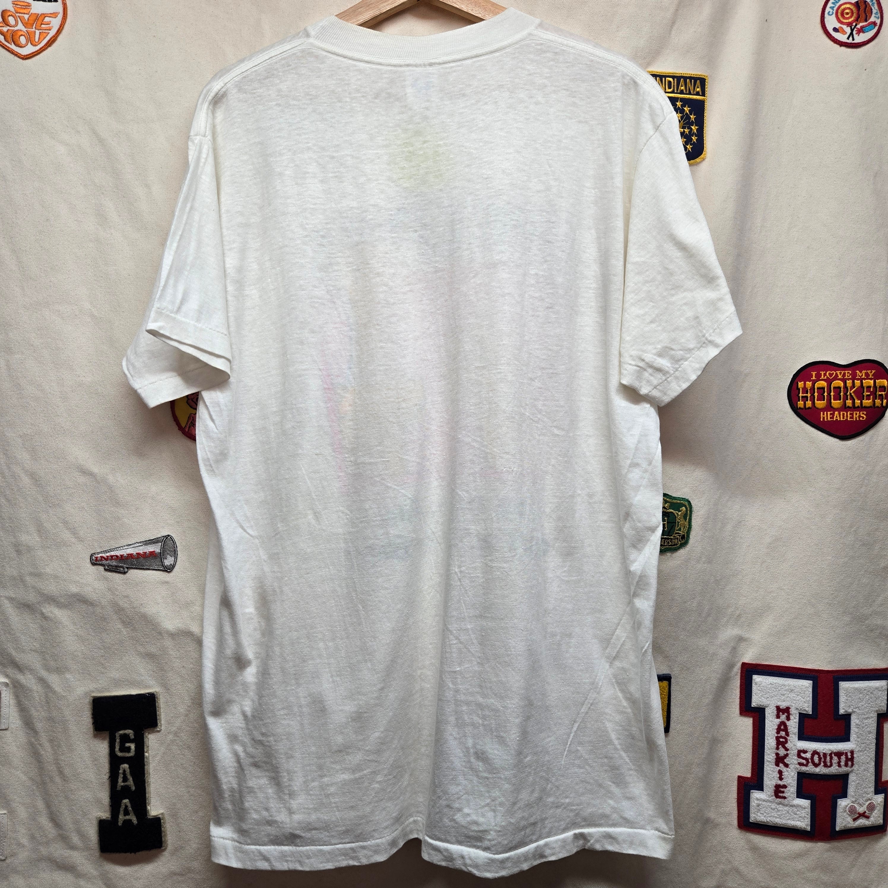 VTG 90's "HELP I've Fallen... And I Can't Reach My Beer" Graphic T-Shirt: XL