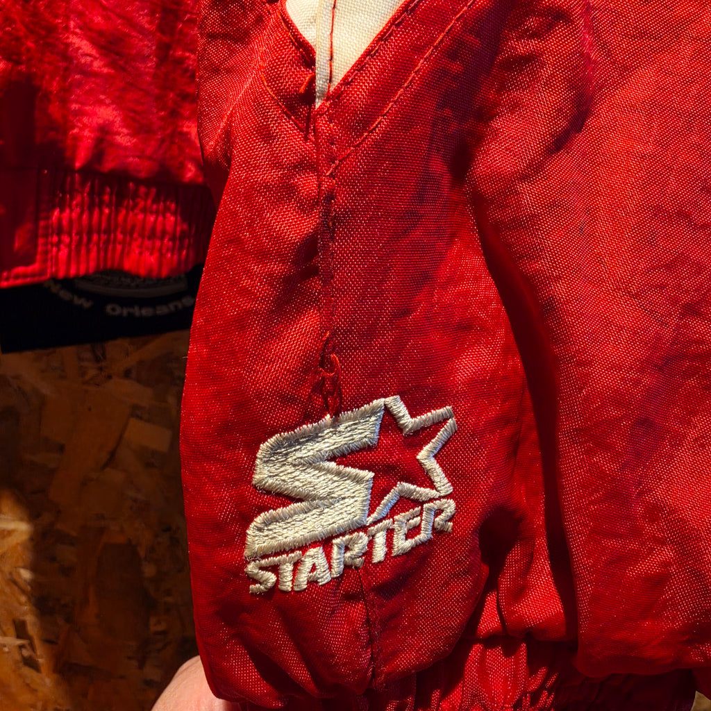 VTG NCAA Indiana Hoosiers Starter Puffer Jacket: Large