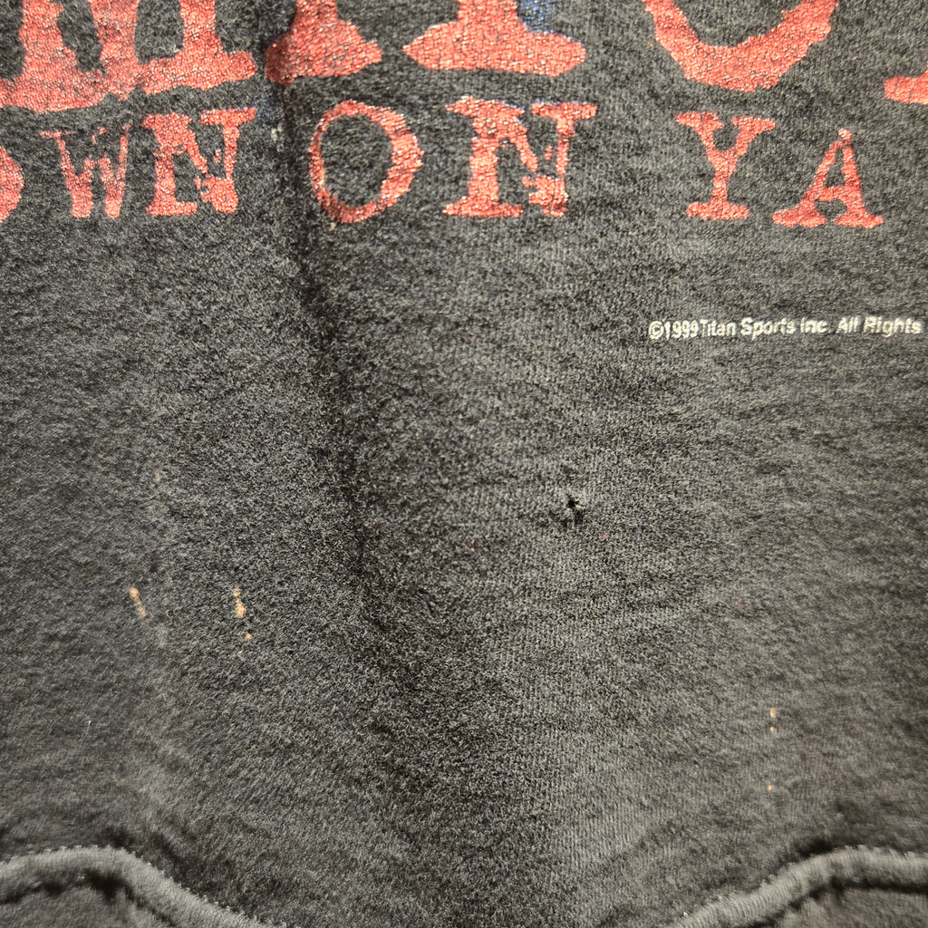 VTG 1999 The Rock Layin' The Smack Down On Ya Black T-Shirt: M