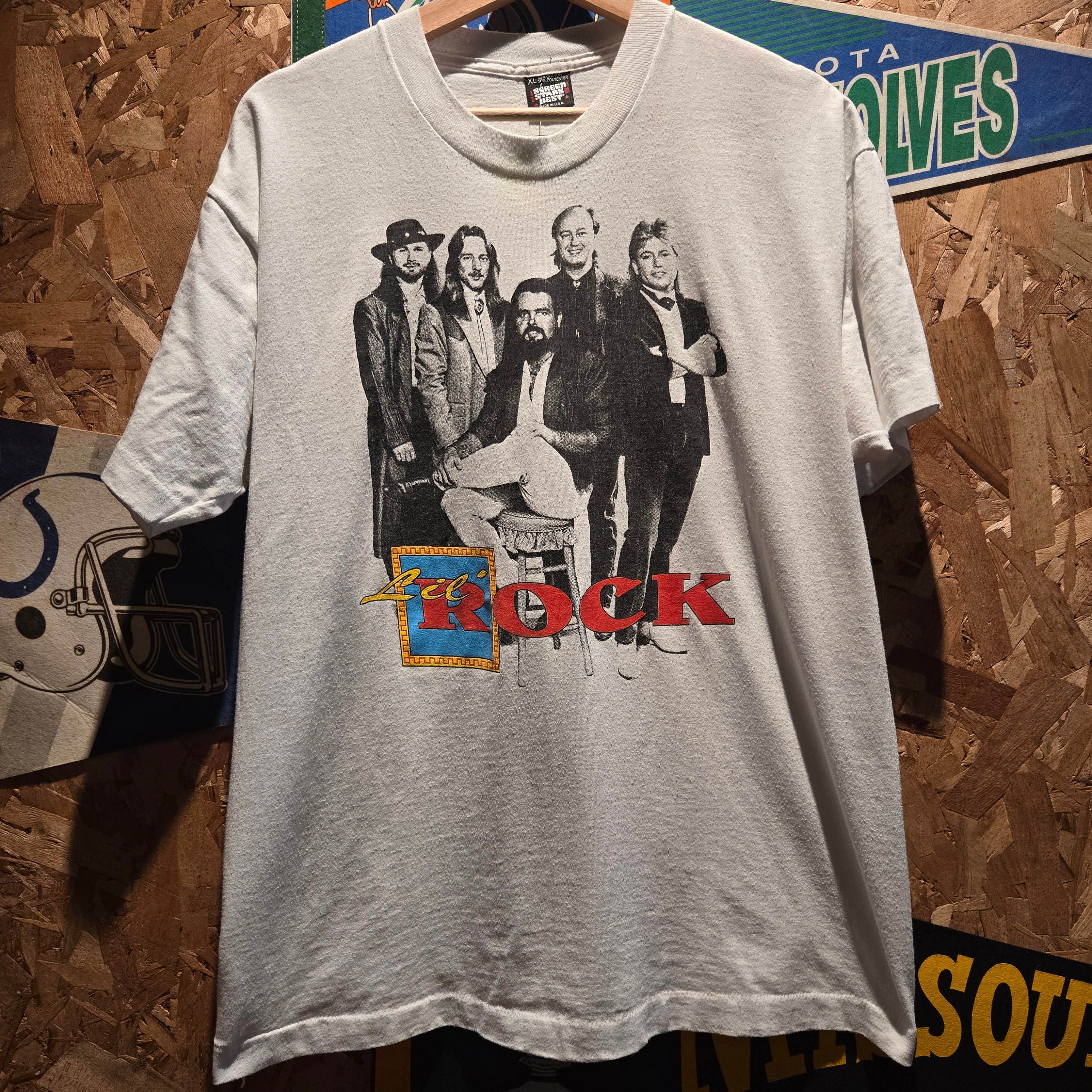 VTG Lil Rock White Single Stitch T-Shirt: XL