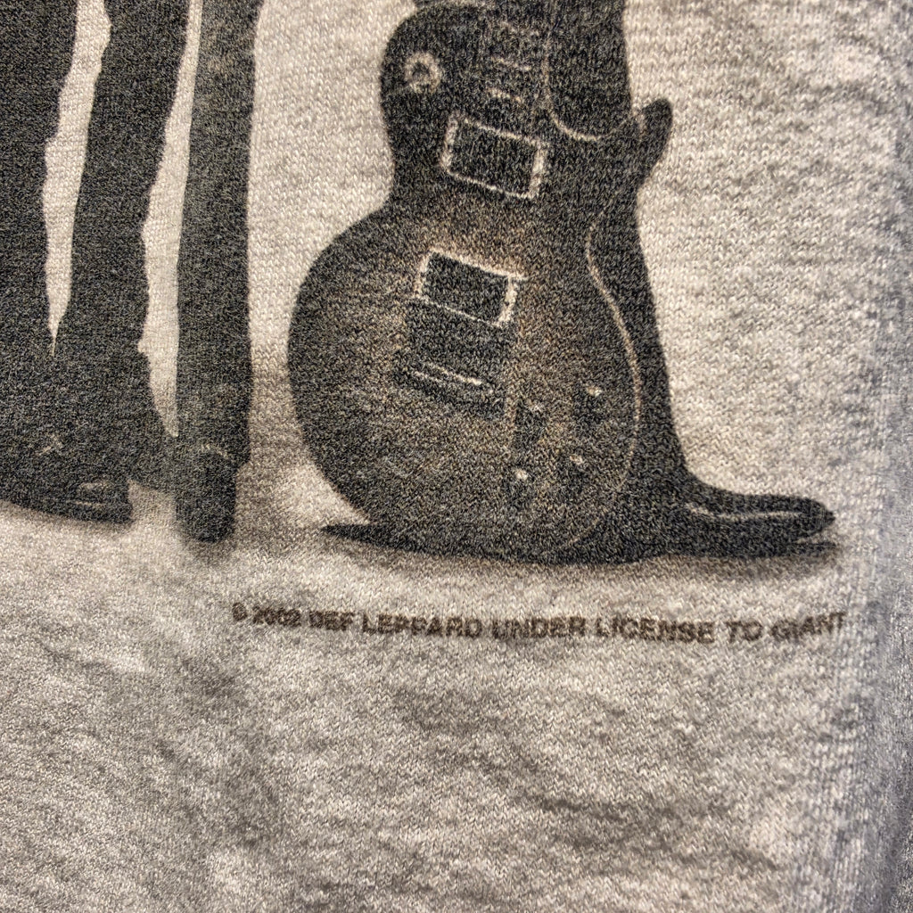 VTG 2003 Def Leppard Tour White T-Shirt: 2XL
