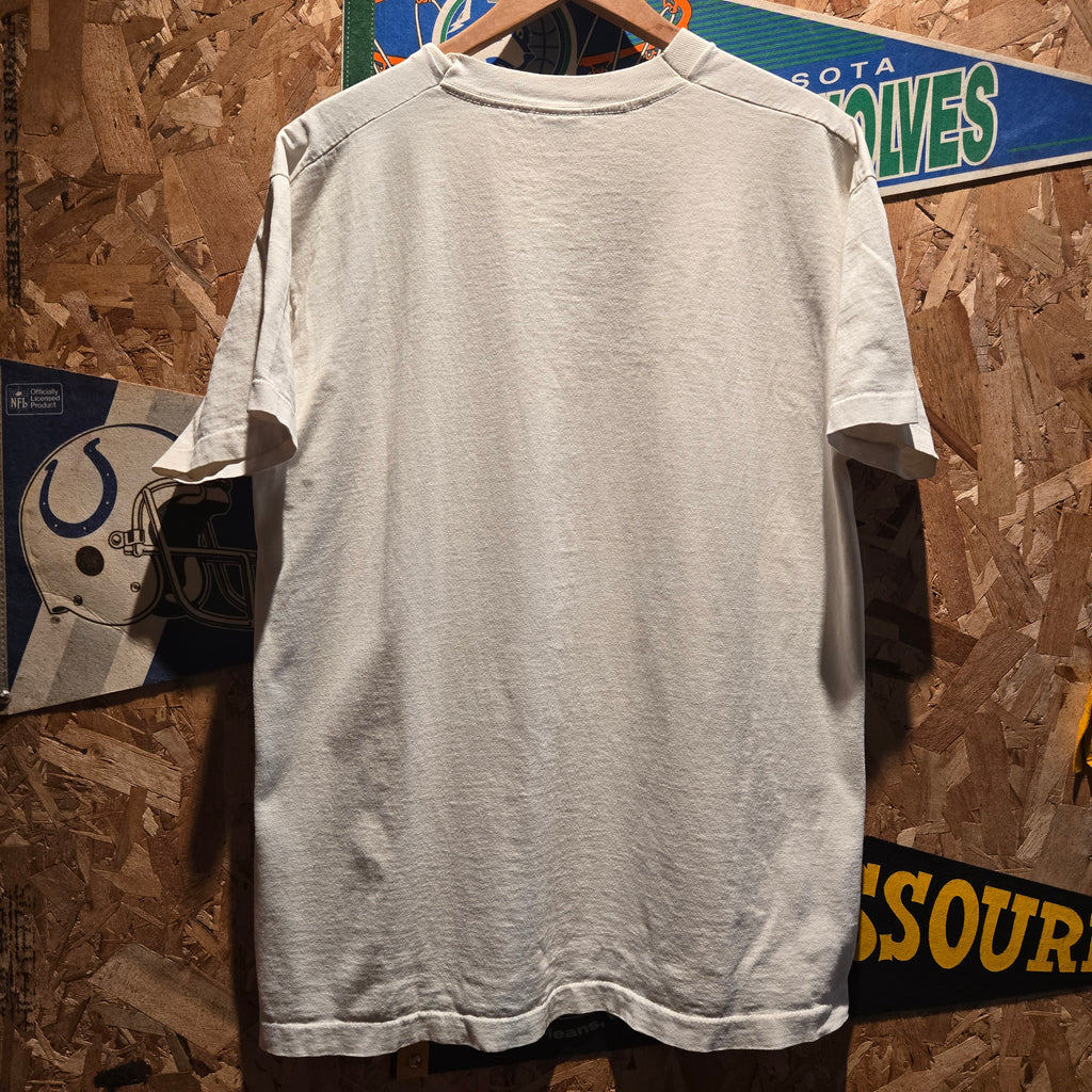 VTG LA Weekly White Single Stitch T-Shirt: XL