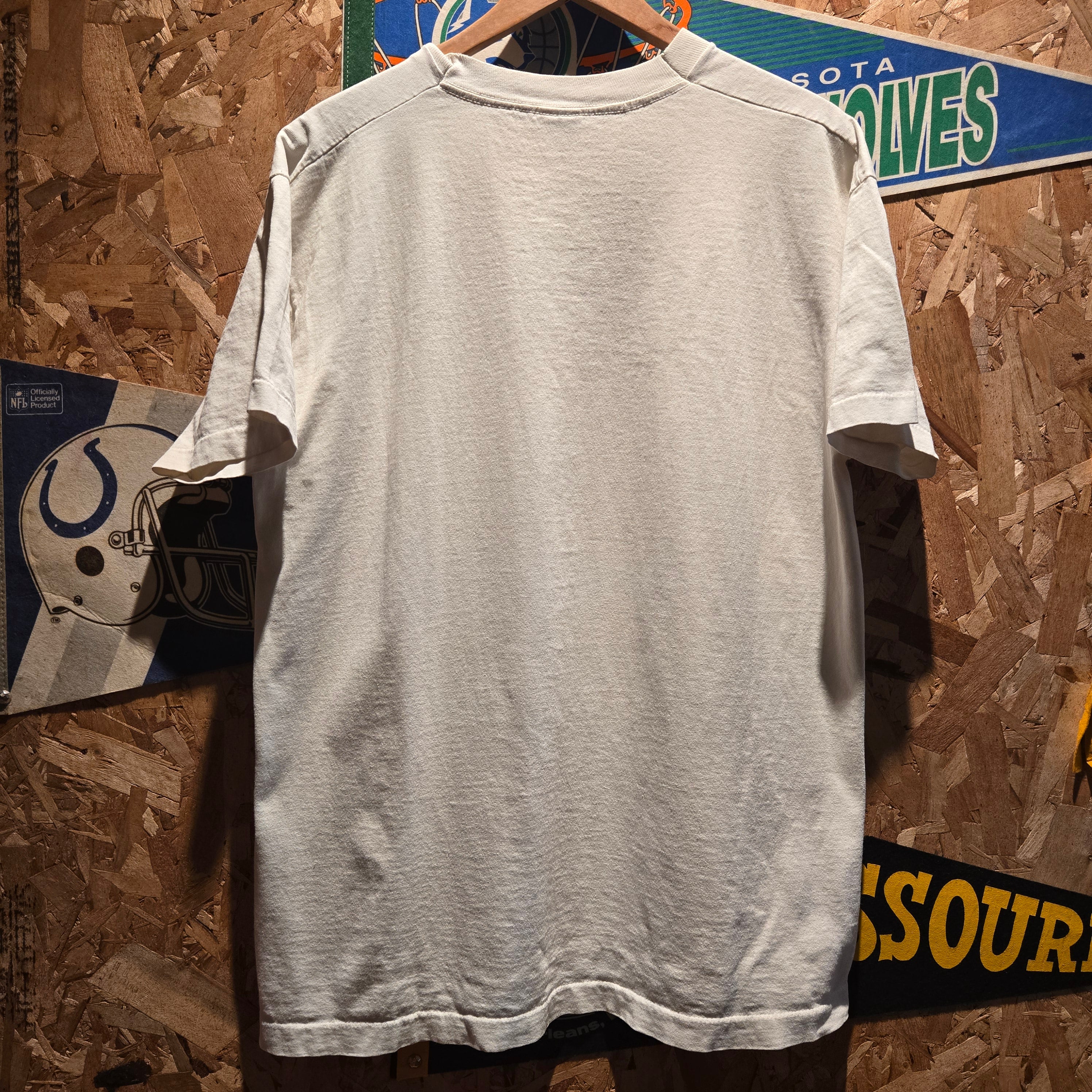 VTG LA Weekly White Single Stitch T-Shirt: XL
