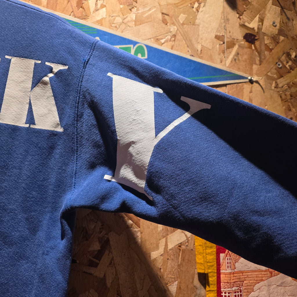 VTG Dawahares Kentucky Big Spellout Blue Sweatshirt: Large