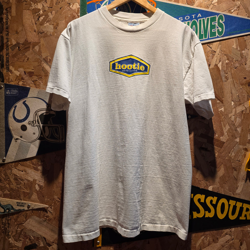 VTG 90's Hootie And The Blowfish European Tour White T-Shirt: XL