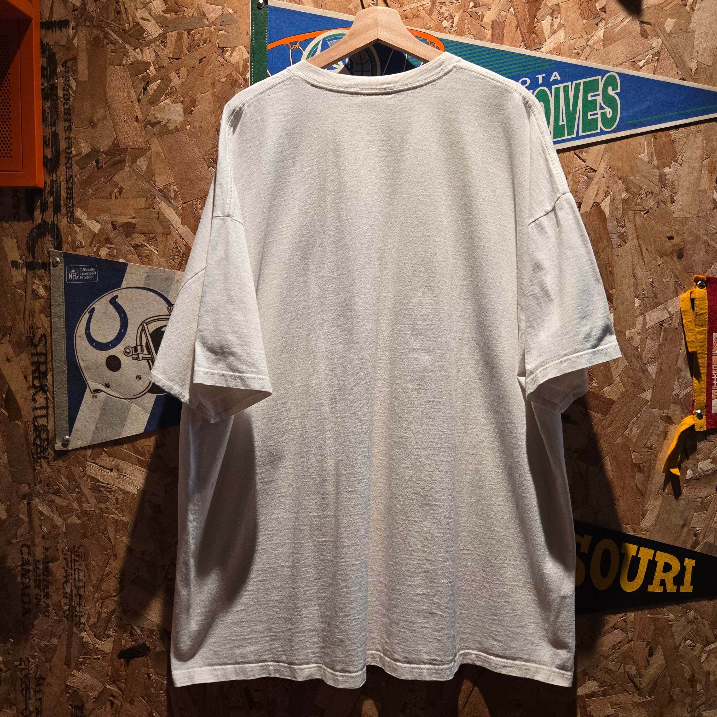 VTG Y2K 911 Twin Towers "I Wear This Shirt To Remember The Hurt" White T-shirt: 3XL