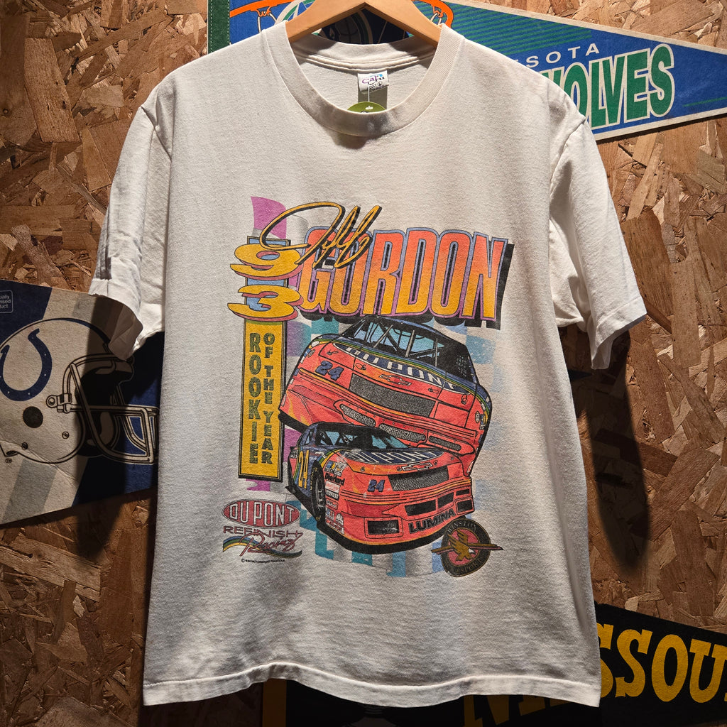 VTG 1993 Jeff Gordon Rookie Of The Year T-Shirt: Large