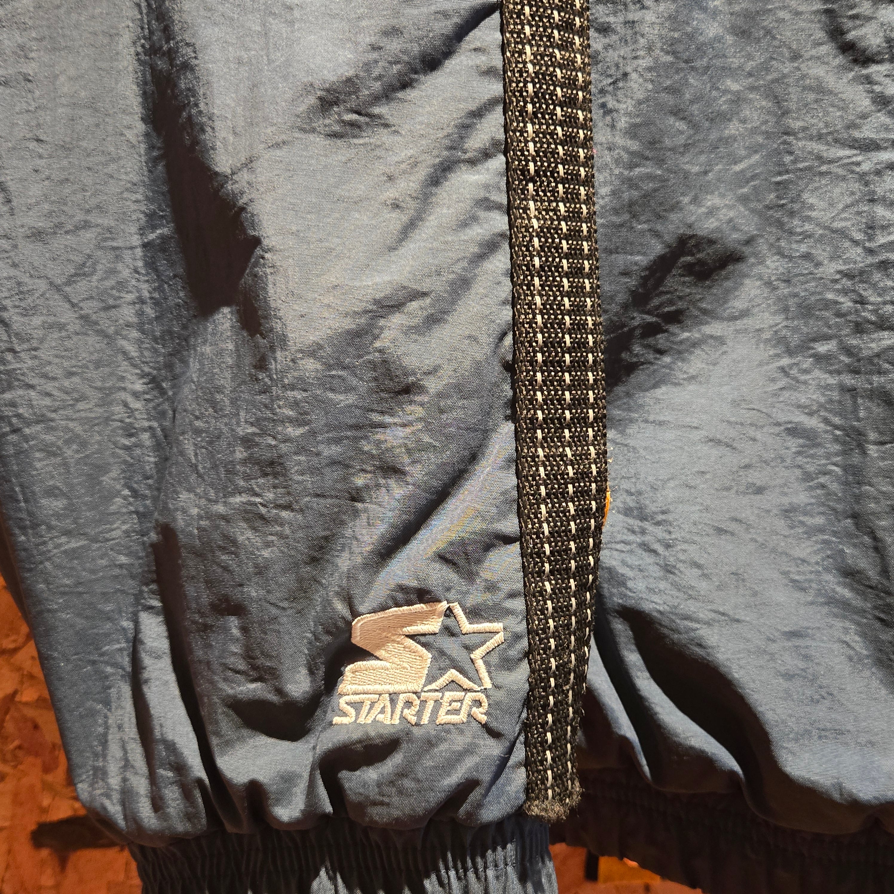 VTG Starter St. Louis Blues NHL Hoodie Puffer Jacket: Large