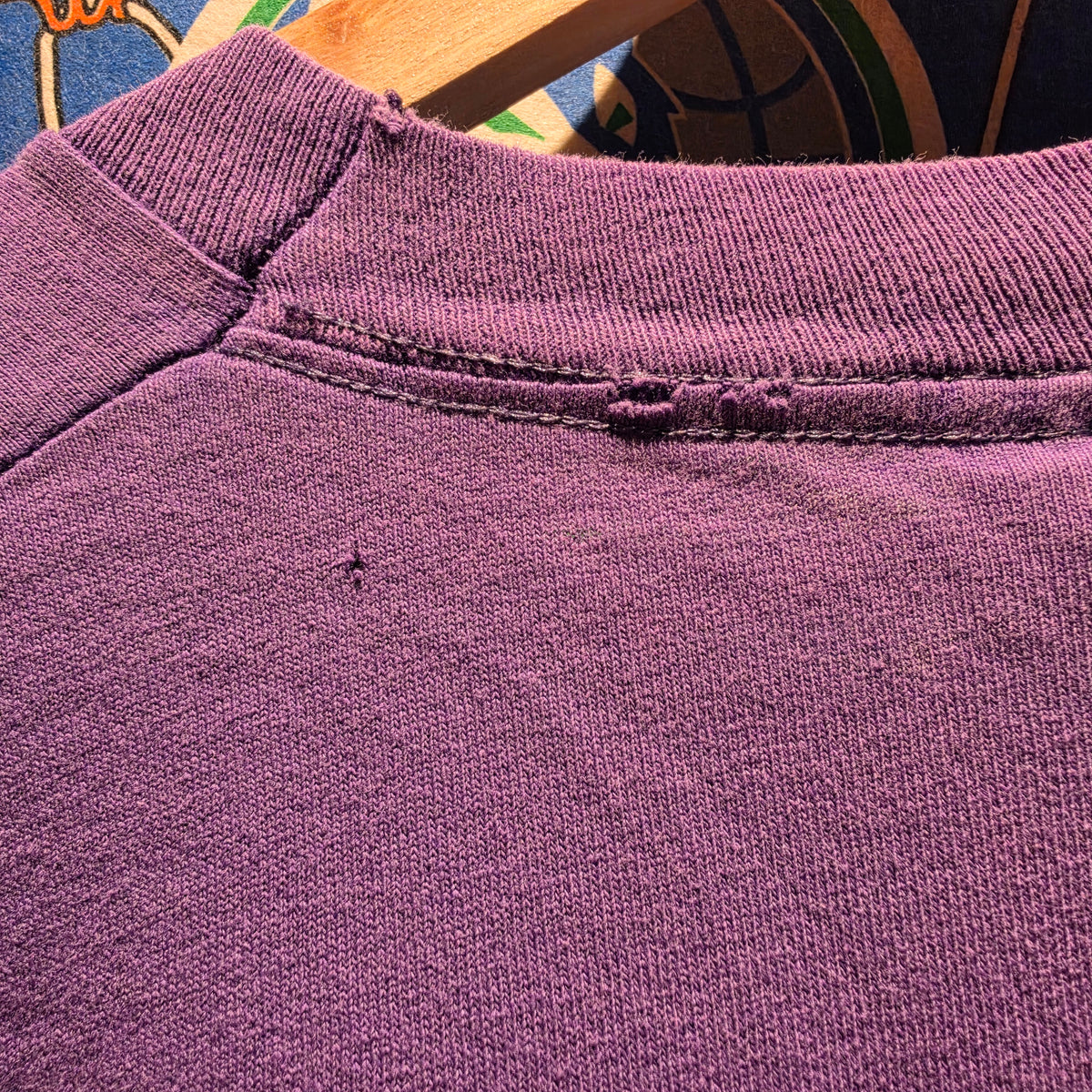 VTG University Of Evansville Aces Single Stitch Purple T-Shirt: XL
