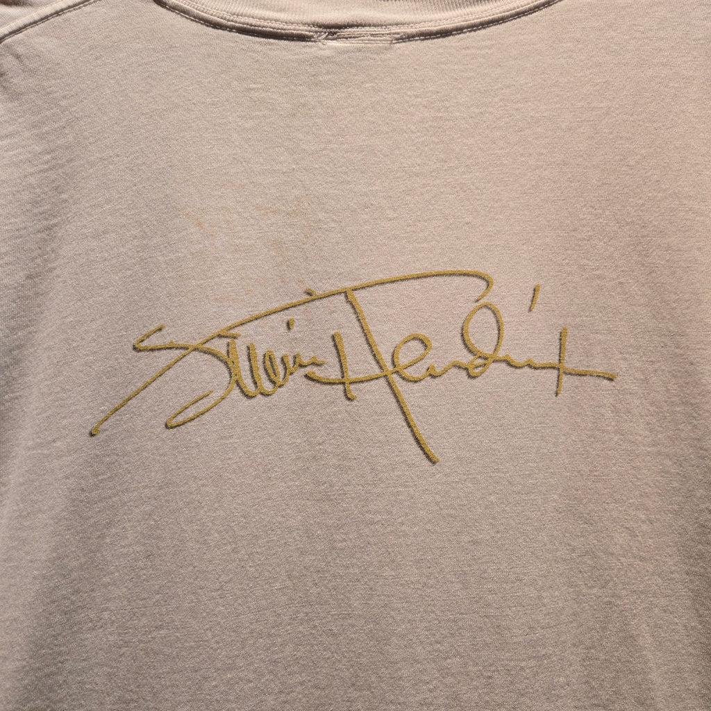 VTG 2000 Jimi Hendrix Y2K White T-Shirt Double Sided: XL