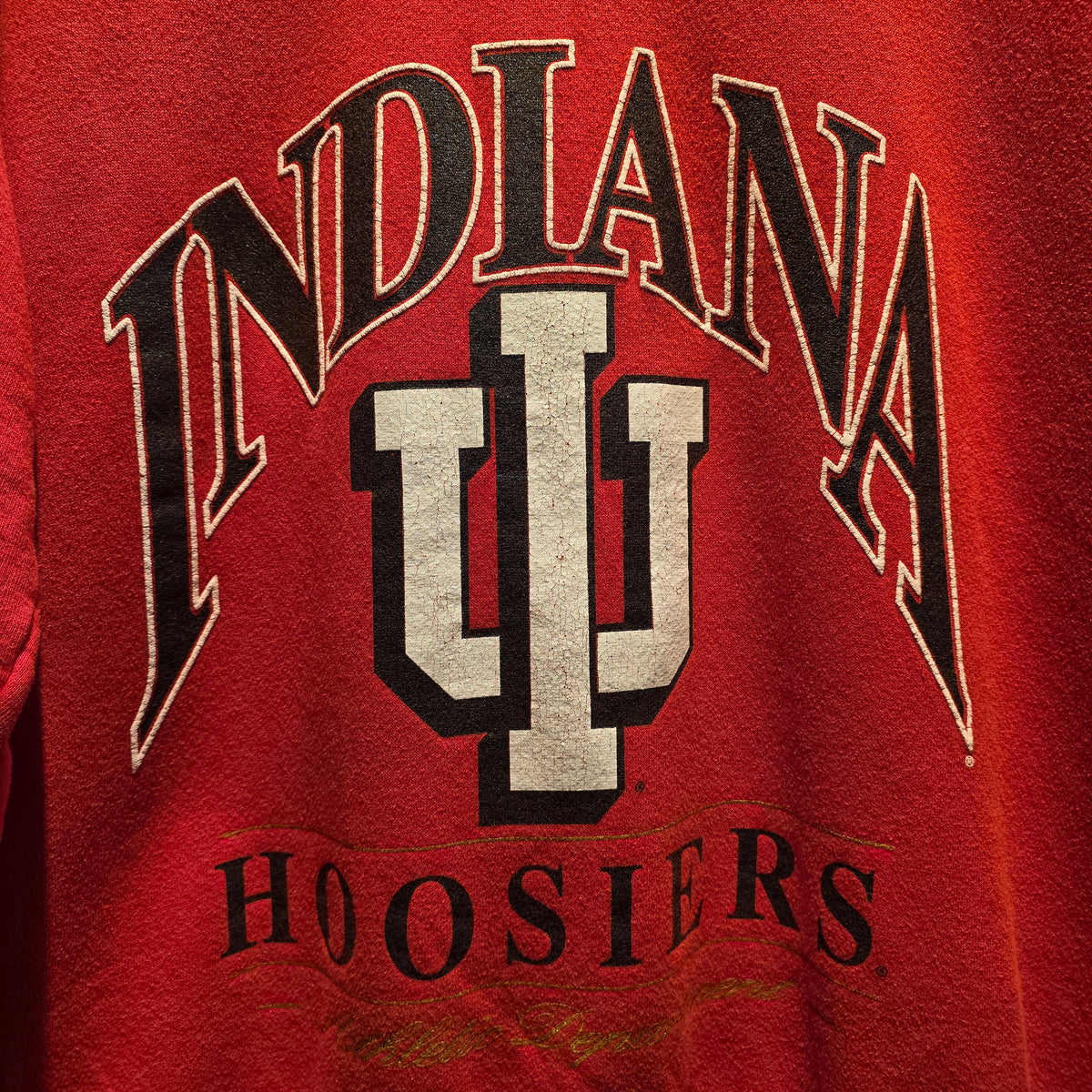 VTG Lee Sport Indiana University Hoosiers Red Crewneck: XL