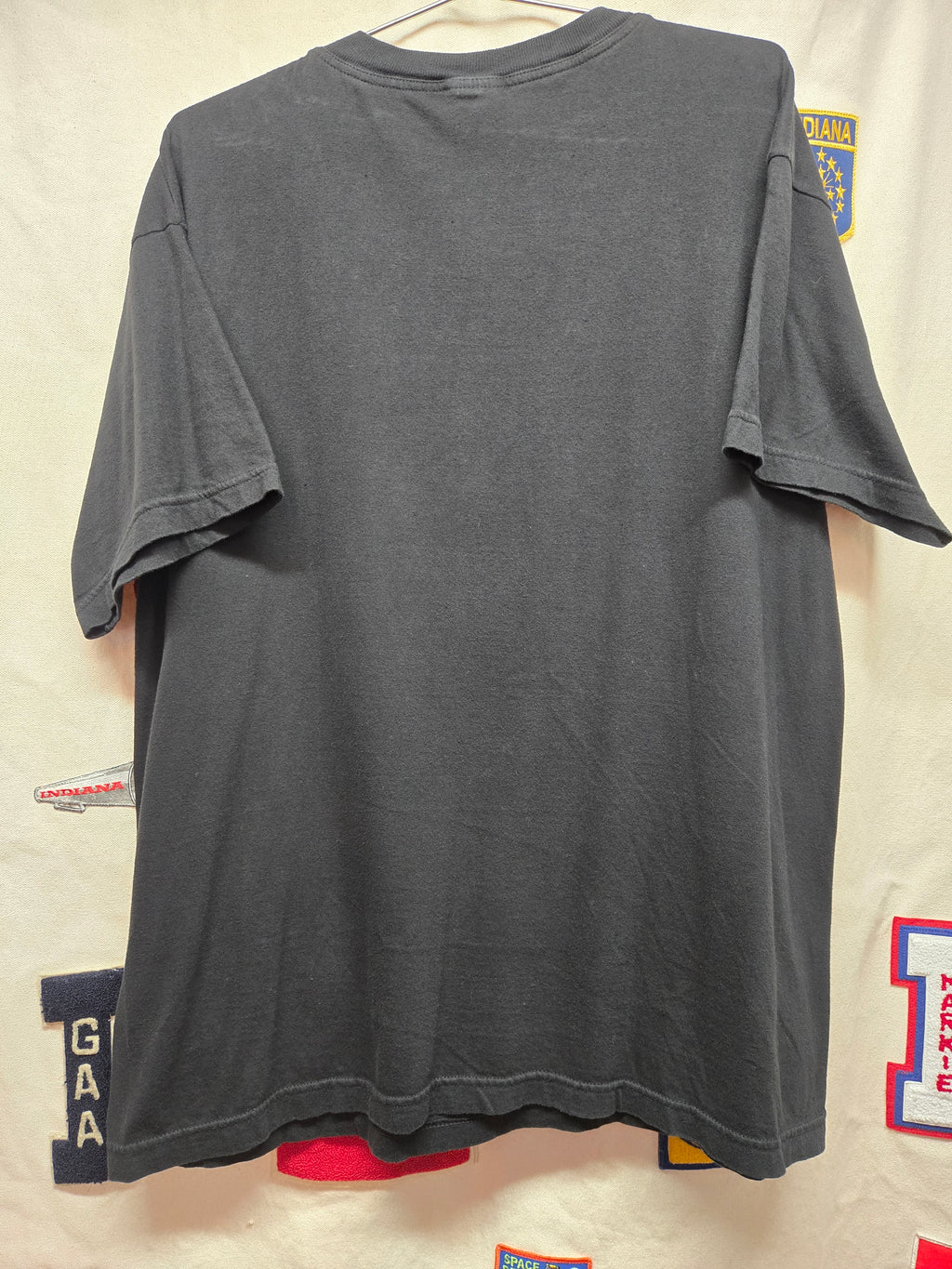 VTG Harley Davidson Hebrew Skull Crossbones Black: XL