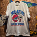 VTG 90's Rare Test Print Graphic T-Shirt Preakness/Indy 500 Double Sided: XL