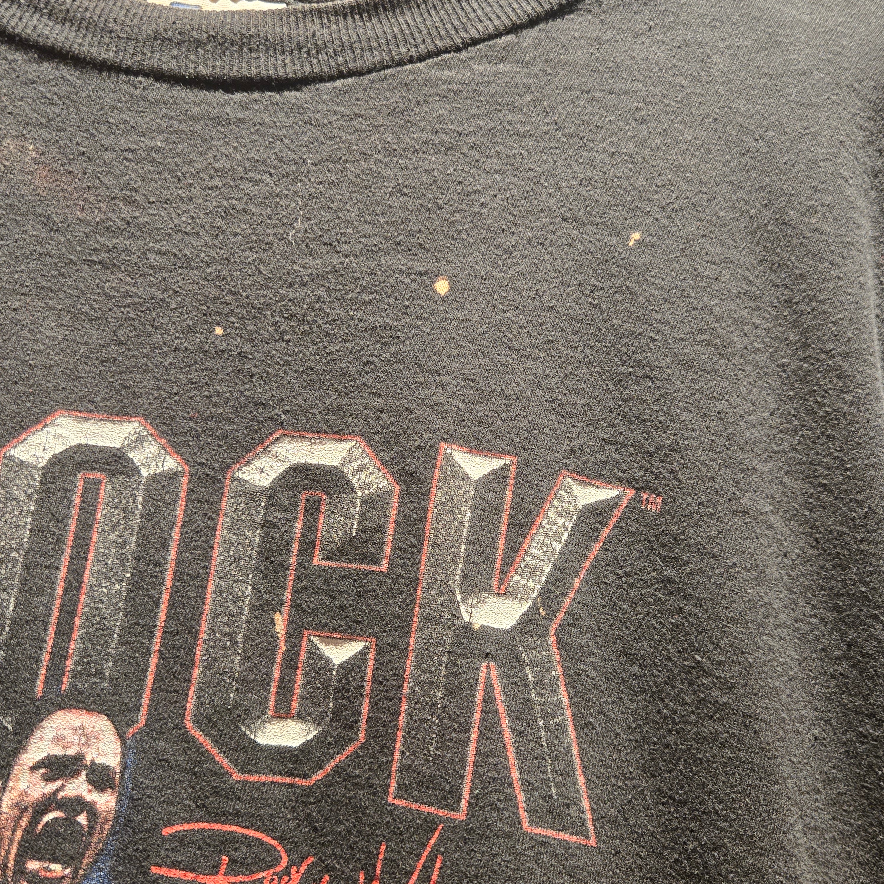 VTG 1999 The Rock Layin' The Smack Down On Ya Black T-Shirt: M