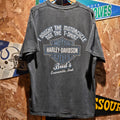 VTG 2001 Harley Davidson Black T-shirt Buds Evansville IN: XL