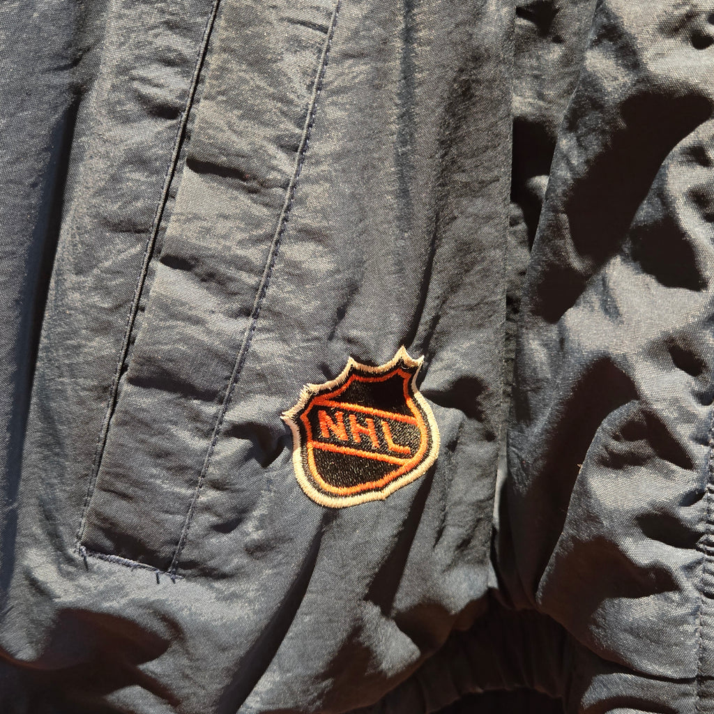 VTG Starter St. Louis Blues NHL Hoodie Puffer Jacket: Large