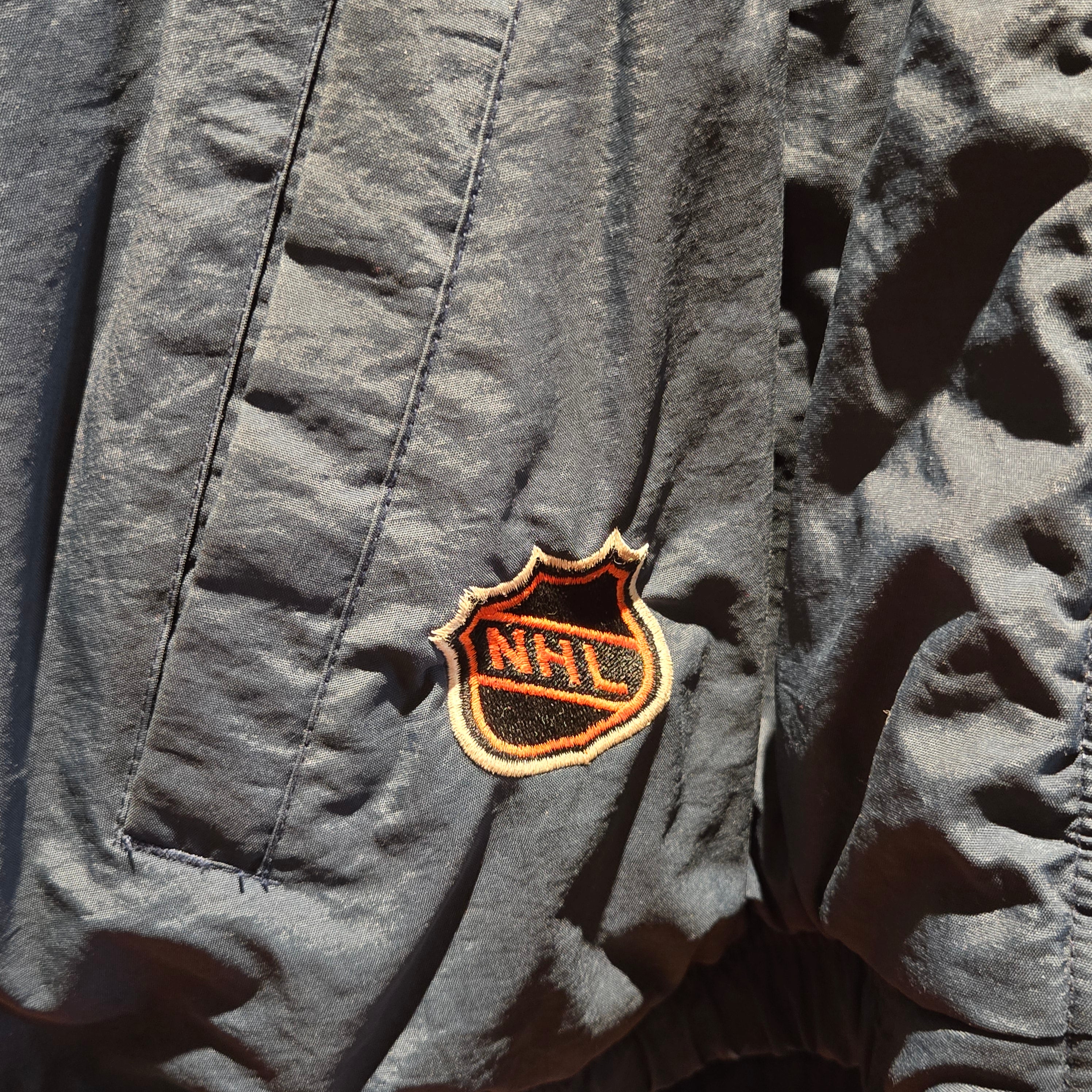 VTG Starter St. Louis Blues NHL Hoodie Puffer Jacket: Large