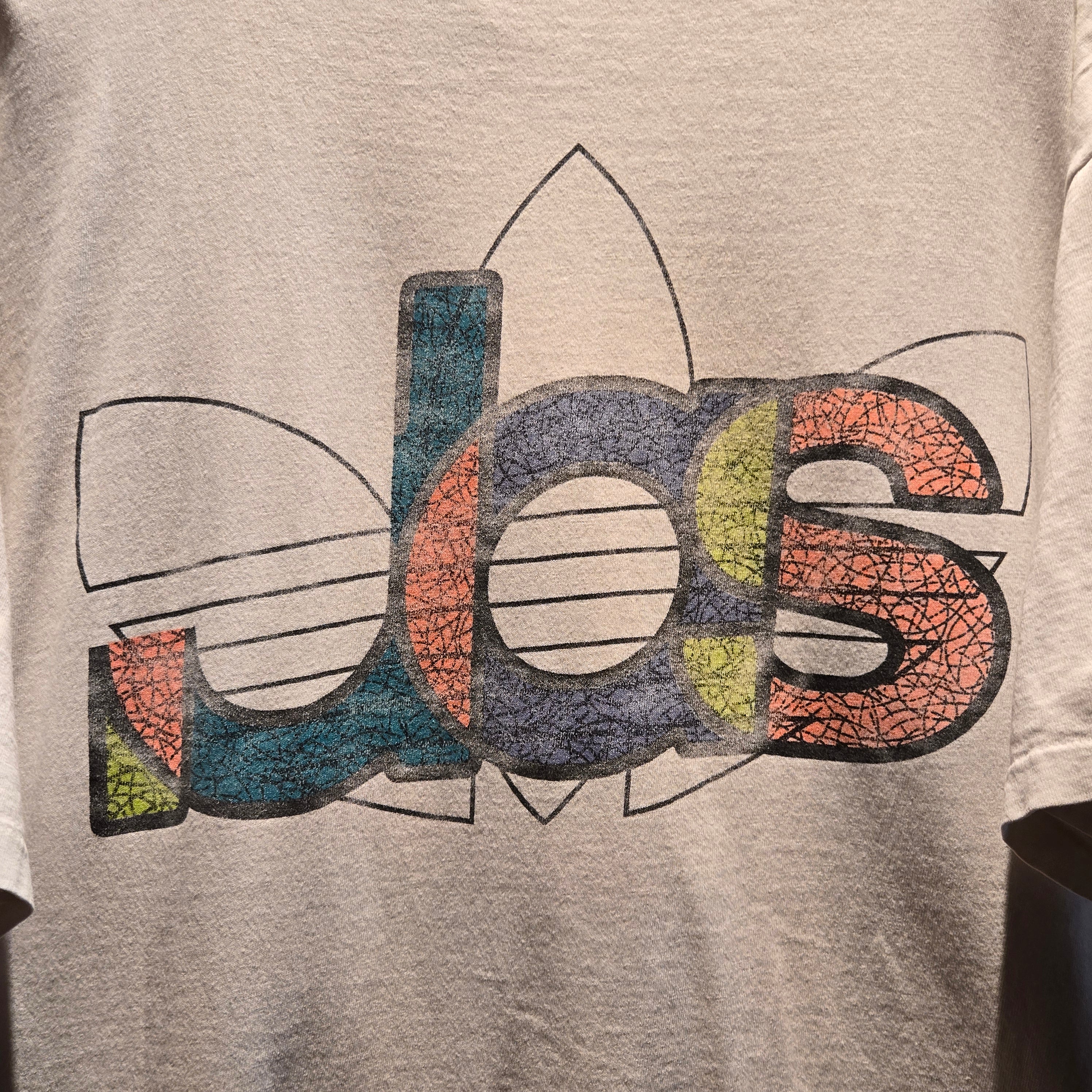 VTG 80's Adidas Double Sided Made In USA Graphic T-Shirt: XL
