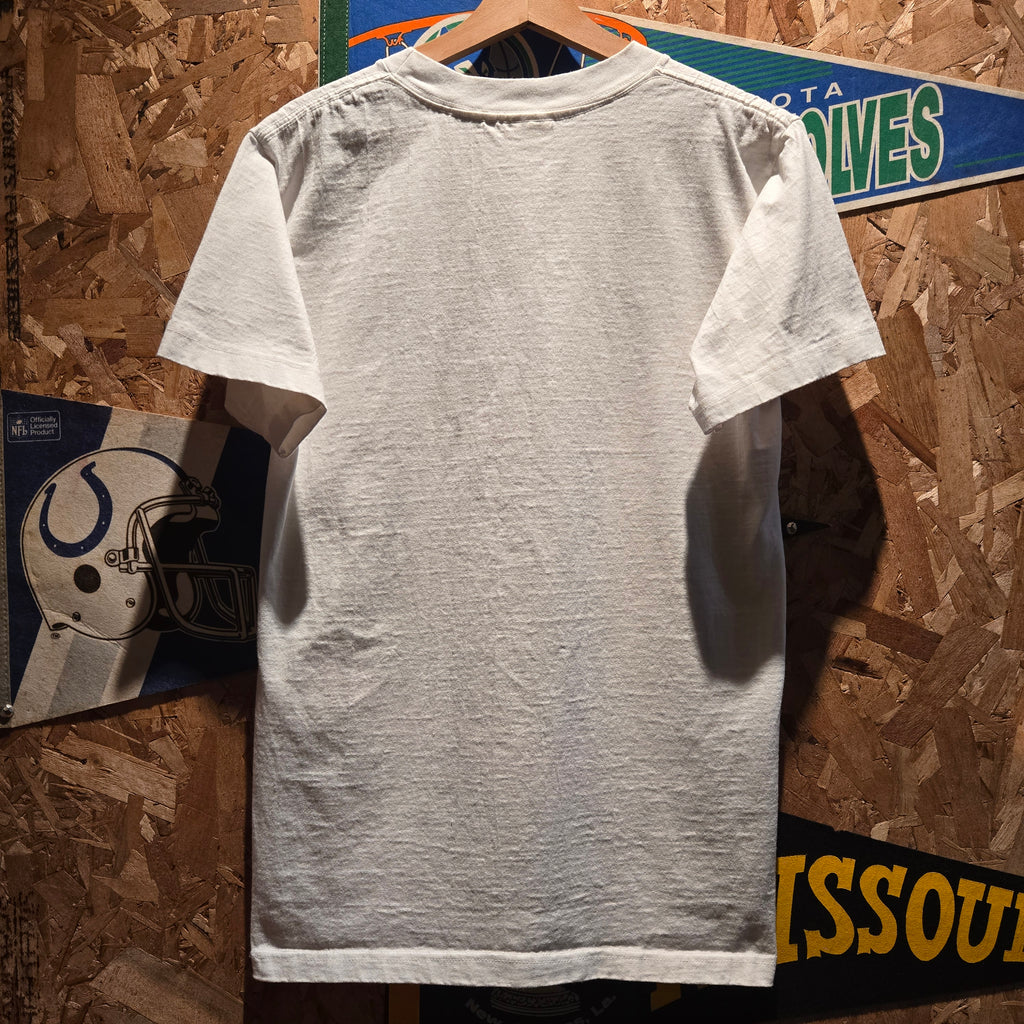 VTG 90's Big Smith Work Clothes Graphic T-Shirt White: Medium