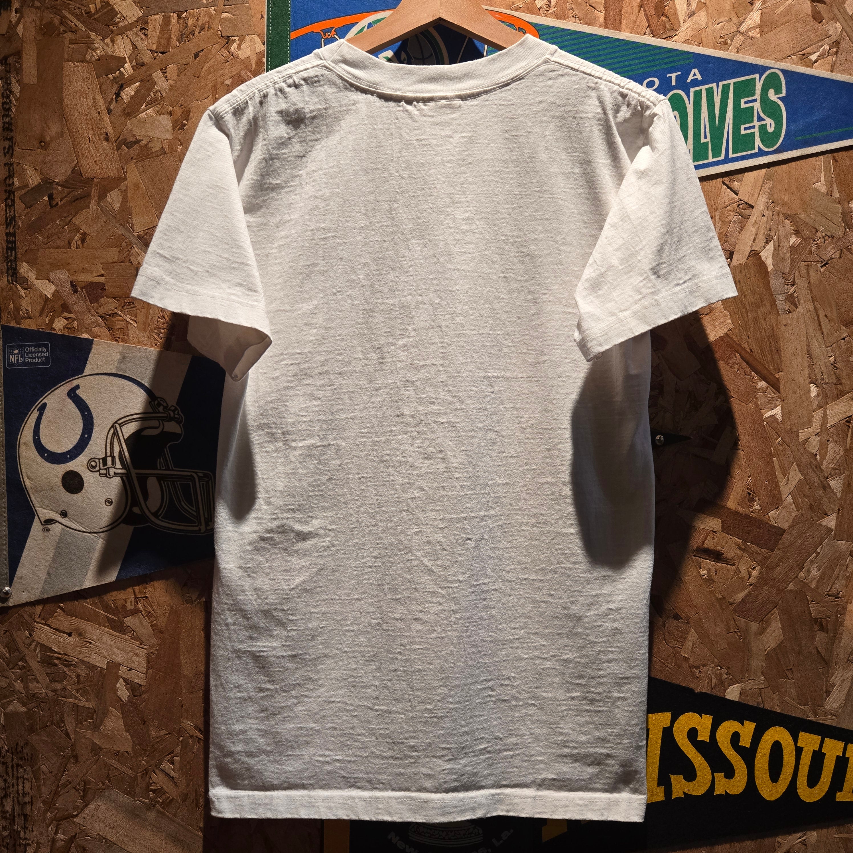 VTG 90's Big Smith Work Clothes Graphic T-Shirt White: Medium